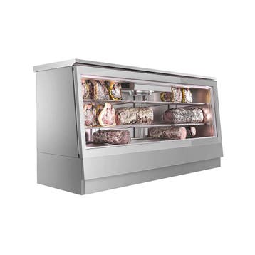 GGM Gastro | Dry age vitrinekast - 2011x740mm - met 2 glazen, Verzenden, Nieuw in verpakking, Meubilair