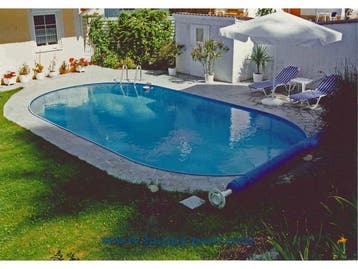 Happy Pool ovaal inbouwbad 120 cm diep, Tuin en Terras, Zwembaden, Verzenden, Nieuw