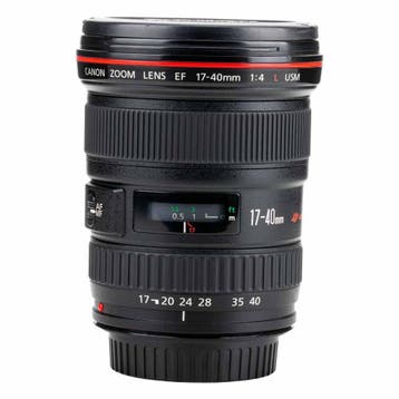 Canon EF 17-40mm f/4L USM met garantie, Ophalen of Verzenden, Gebruikt