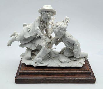 Benacchio & Triade - sculptuur, Scena pastorale con bambini