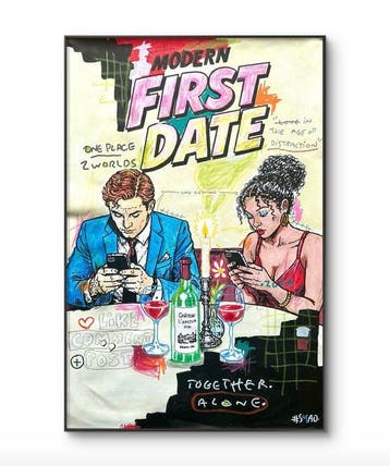 SMAO - Modern First Date, Antiek en Kunst, Kunst | Schilderijen | Modern