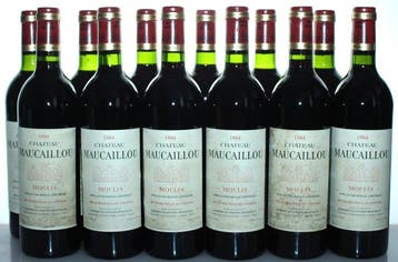 1984 Château Maucaillou - Moulis - 12 Flessen (0.75 liter), Verzamelen, Nieuw