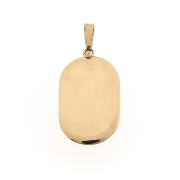 Roségouden hanger met embleem van Saudi Arabië, Ophalen of Verzenden, Gebruikt, Goud, Overige merken
