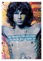 Posters - Poster Morrison, Jim - The Rock Singer, Verzamelen, Verzenden, Zo goed als nieuw