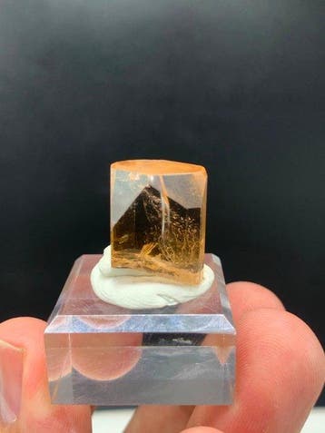 Natuurlijke topaas Kristal - Hoogte: 18 mm - Breedte: 14 mm-