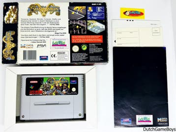 Super Nintendo / Snes - Shadowrun + Reg. Card - NOE / FRG, Verzenden, Gebruikt