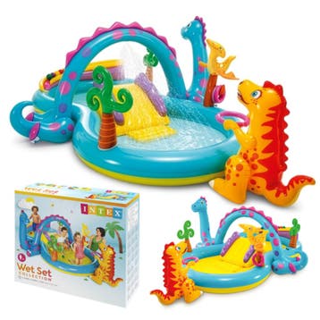 Intex Opblaasbaar Dinoland waterspeelcentrum 302 x 229 x..., Ophalen of Verzenden, Nieuw