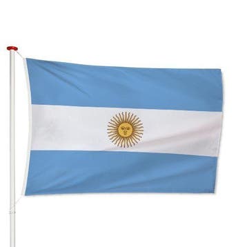 Argentijnse Vlag 40x60cm, Verzenden, Nieuw