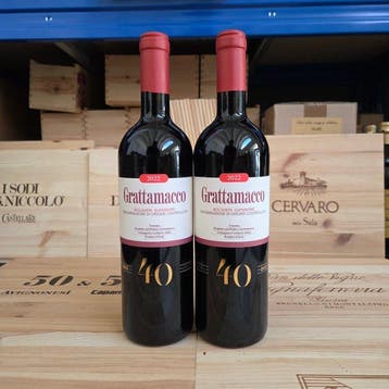 2022 Grattamacco 40esimo Ann. - Bolgheri Superiore - 2, Nieuw
