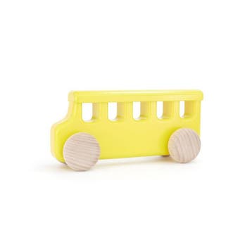 Bajo houten schoolbus speelgoed bus van €16,99 voor €13,59, Kinderen en Baby's, Ophalen of Verzenden, Nieuw
