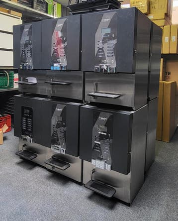 Partij van 8 koffiemachines Animo Optivend TS32 NG, Witgoed en Apparatuur, Koffiezetapparaten, Ophalen, Overige typen, 10 kopjes of meer