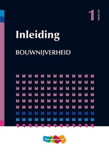 Jellema 1 inleiding bouwnijverheid, 9789006951615, Verzenden, Zo goed als nieuw, HBO
