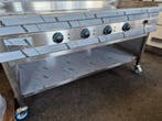 Grote spiegel bakplaat op onderstel nu in veiling, Nieuw in verpakking, Fornuis, Frituur en Grillen