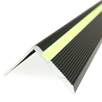 Aluminium trapneusprofiel glow - in - the - dark 1000 x 33 x, Verzenden