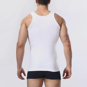 Comfortabel Heren Basic Katoen Tanktop - Slim Fit & Ademend, Verzenden, Nieuw