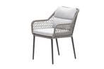 GI Toledo dining tuinstoel - Taupe/Zand, Tuin en Terras, Verzenden, Nieuw, Overige materialen
