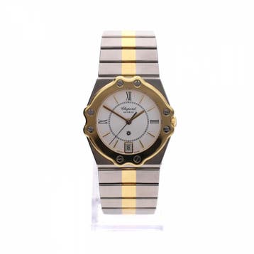 Chopard St. Moritz 8023; 18k. Goud/Stalen Horloge, Sieraden, Tassen en Uiterlijk, Horloges | Heren, Overige merken, Staal, Polshorloge