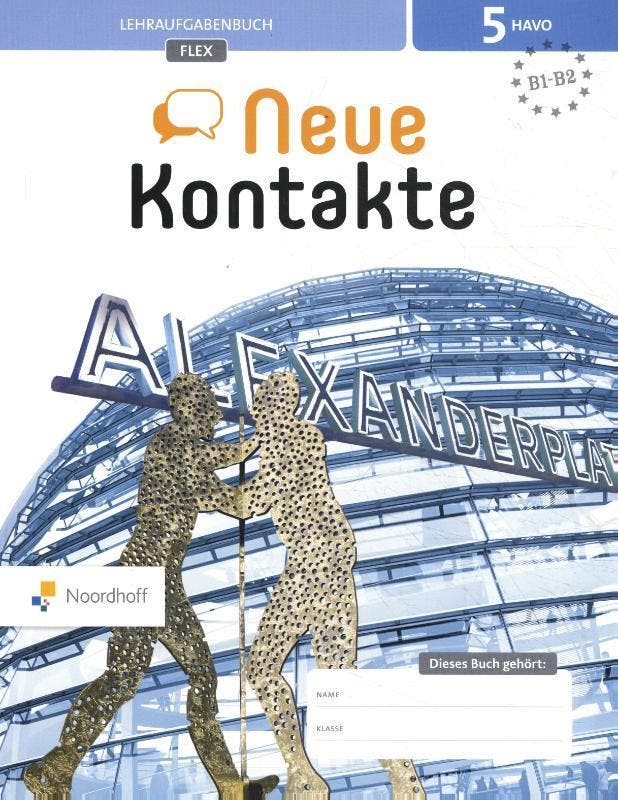 5 havo flex / Neue Kontakte / Lehraufgabenbuch 9789001738198, Boeken, Overige Boeken, Gelezen, Verzenden