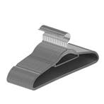 Fluwelen Kleerhangers / Kledinghanger - 50 Stuks - Grijs - A, Kleding | Dames, Kledinghangers, Verzenden, Nieuw