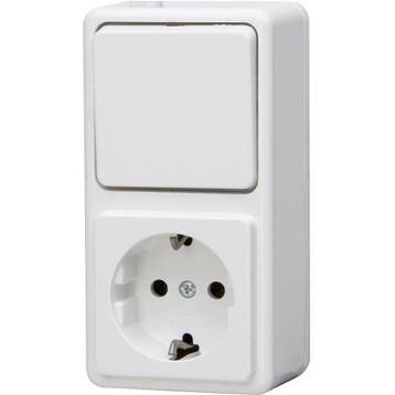 KOPP - Wandcontactdoos - Standard - Opbouw - 1-voudig, Ophalen of Verzenden, Nieuw