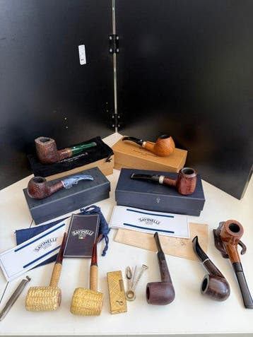 savinelli - Pijp - Bakeliet, Hout- Coromandel, Bruyere - (9), Nieuw