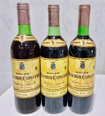 1964, 1970 & 1973 Martínez Lacuesta - Rioja Reserva Especial, Nieuw