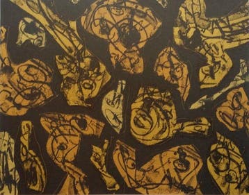 Antonio Saura (1930-1998) - Foule [from André Velter: