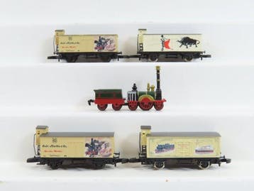 Märklin Z - o.a. 86613 - Modeltrein goederenwagon (5) - 5x, Nieuw