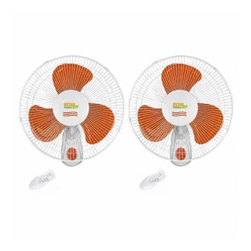 Dutch Masters wandventilator met afstandbediening, set van 2, Ophalen of Verzenden, Nieuw