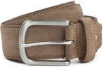 Suitable Riem Suède Leer Lichtbruin maat 95 Heren, Kleding | Heren, Riemen en Ceinturen, Bruin, Verzenden, Echt leder, Nieuw
