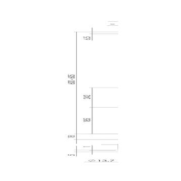 Intersteel Kantschuif 600x25mm - RVS, Verzenden, Nieuw