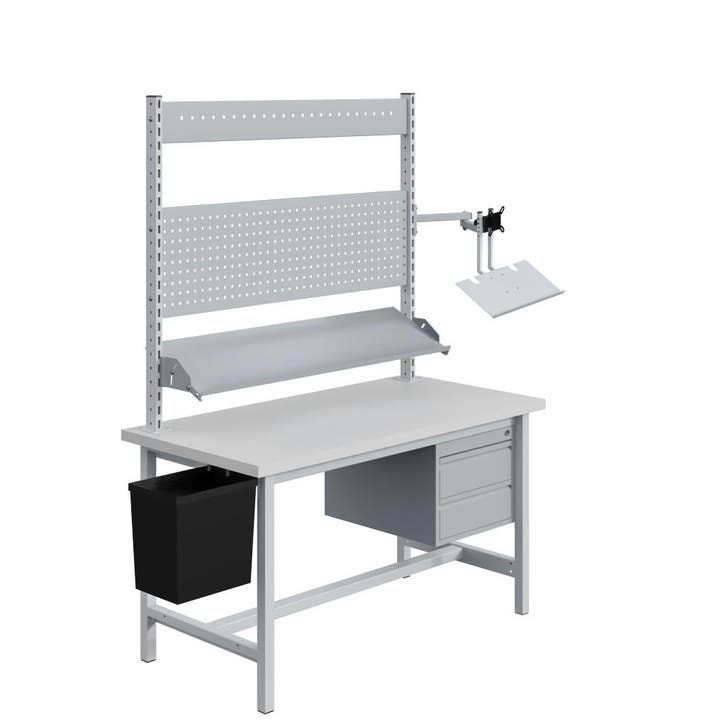 Aanbieding: Werkbank Sofame laminaat 30mm 1500x750x830mm, Doe-het-zelf en Verbouw, Werkbanken, Nieuw