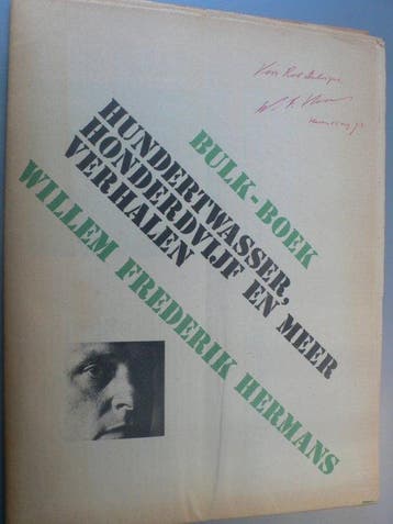 Gesigneerd; Willem Frederik Hermans - Hundertwasser