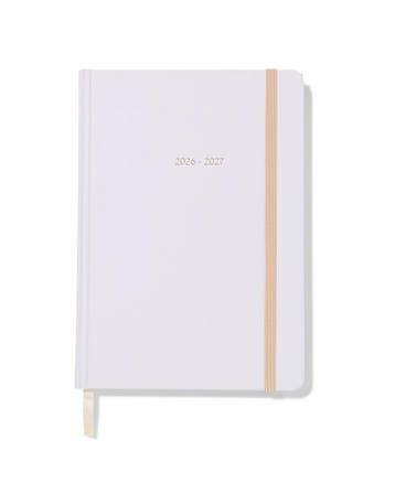 HEMA Schoolagenda 18-maanden 2026-2027 15.5x21.5cm crème, Diversen, Agenda's, Verzenden, Nieuw