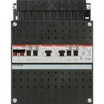 ABB groepenkast 1-fase, 4 groepen, 2 Aardlekschakelaars, Doe-het-zelf en Verbouw, Elektra en Kabels, Nieuw