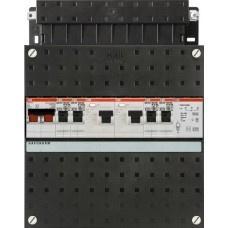 ABB groepenkast 1-fase, 4 groepen, 2 Aardlekschakelaars, Nieuw