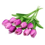 Kunst Boeket - Tulpen Zijden Bloemen Tulp Luxe Boeketten, Verzenden, Nieuw