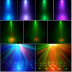 Mini DJ Effect Licht 5-in-1 RGB Strobe Laser Remote, Verzenden, Nieuw