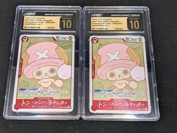 ONE PIECE CARD GAME - 2 Graded card - One Piece -, Hobby en Vrije tijd, Nieuw