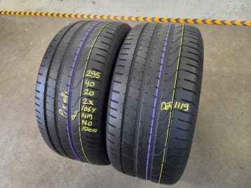 295/40/20 106Y NO PIRELLI ZOMERBANDEN 5,1MM PROFIEL 2X, Ophalen, Gebruikt, 295 mm, Band(en)