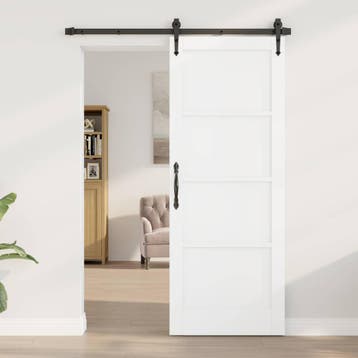 vidaXL Binnendeur 78 x 202 cm Multiplex Wit, Verzenden, Nieuw