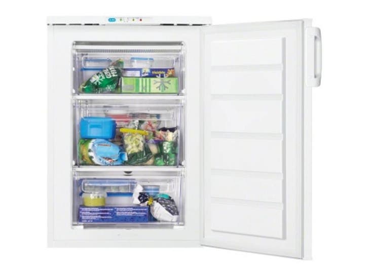 Zanussi ZFT11110WA - Vrieskast - 92L - 3 vrieslades -, Witgoed en Apparatuur, Vriezers en Diepvrieskisten, Zo goed als nieuw, Verzenden