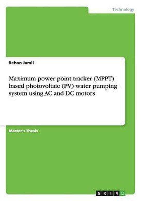 9783656684077 Maximum power point tracker (MPPT) based ph..., Boeken, Informatica en Computer, Nieuw, Verzenden