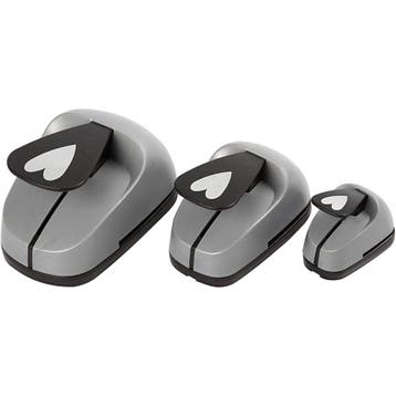 Ponsen set, hart, afm 25+49+75 mm, 3 stuk/ 1 doos, Hobby en Vrije tijd, Nieuw