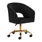 4RICO Draaistoel QS-OF212G Zwart Ergonomisch Verstelbaar, Ophalen of Verzenden, Nieuw