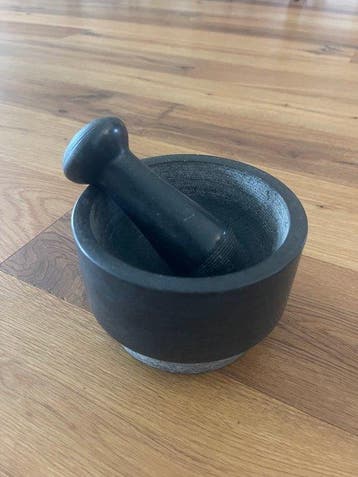 Vijzel en stamper - Graniet - vijzel met stamper