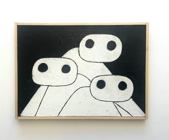 Paulus Noomen - Together, Antiek en Kunst, Kunst | Schilderijen | Modern