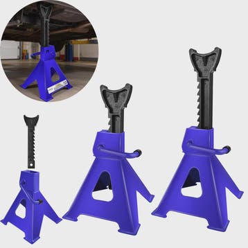 Set van 2 x 3-Tonne Autokriksteunen - Verstelbaar 29-43 cm -, Verzenden, Nieuw