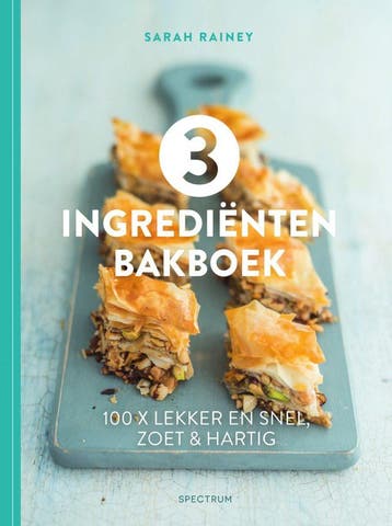 3 ingrediënten bakboek (Goed), Boeken, Kookboeken, Verzenden, Gelezen, Sarah Rainey