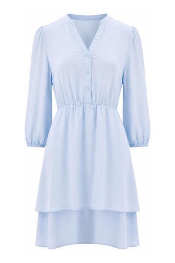 Vila Jurk in maat 36 Blauw, Kleding | Dames, Vila, Verzenden, Gedragen, Blauw
